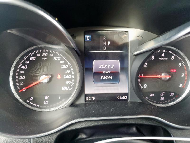 WDC0G4KB5HV009321 - 2017 MERCEDES-BENZ GLC 300 4MATIC GRAY photo 9