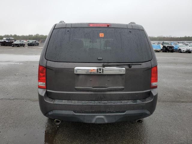 5FNYF4H52DB079428 - 2013 HONDA PILOT EXL GRAY photo 6