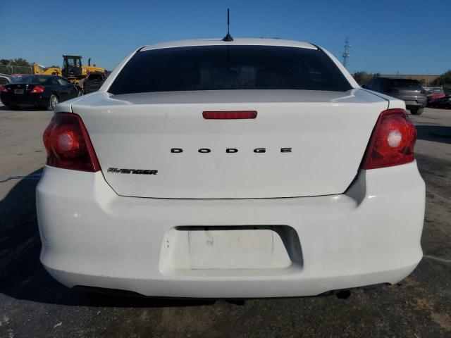 1C3CDZAB5EN216186 - 2014 DODGE AVENGER SE WHITE photo 6