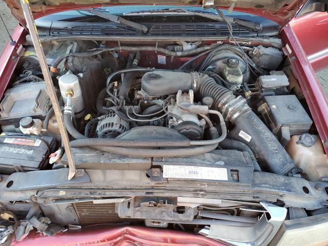 1GKDT13W312184763 - 2001 GMC JIMMY RED photo 12