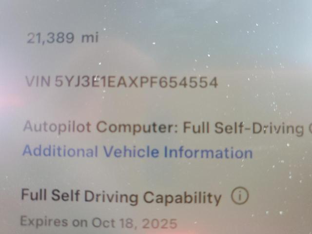 5YJ3E1EAXPF654554 - 2023 TESLA MODEL 3 წითელი ფოტო 12