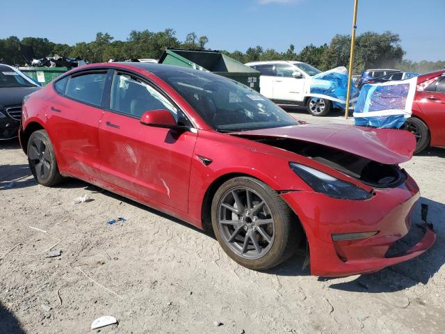 5YJ3E1EAXPF654554 - 2023 TESLA MODEL 3 წითელი ფოტო 4