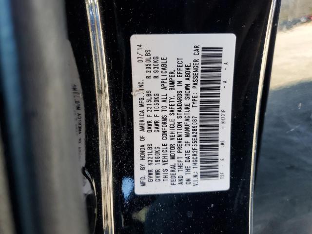 1HGCR2F55EA289087 - 2014 HONDA ACCORD SPORT BLACK photo 12