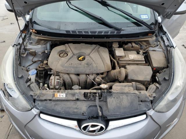 5NPDH4AE6FH566185 - 2015 HYUNDAI ELANTRA SE SILVER photo 11