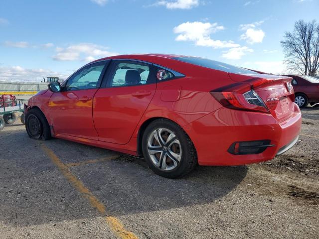 2HGFC2F54GH552561 - 2016 HONDA CIVIC LX RED photo 2