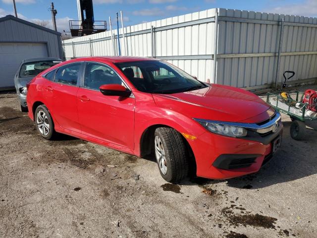 2HGFC2F54GH552561 - 2016 HONDA CIVIC LX RED photo 4