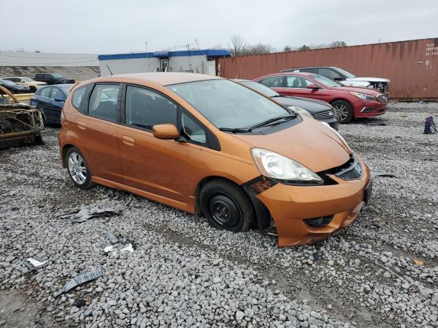 JHMGE8H5XBS008952 - 2011 HONDA FIT SPORT ORANGE photo 4