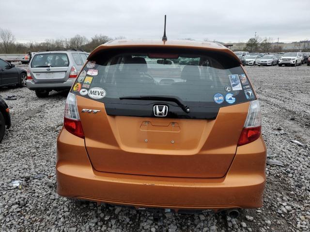 JHMGE8H5XBS008952 - 2011 HONDA FIT SPORT ORANGE photo 6