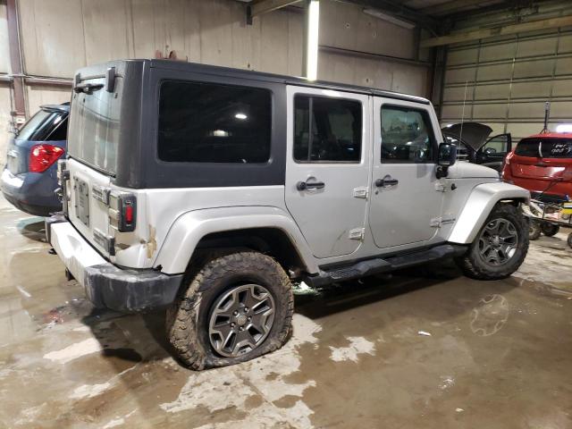 1C4HJWEG6CL229343 - 2012 JEEP WRANGLER U SAHARA SILVER photo 3