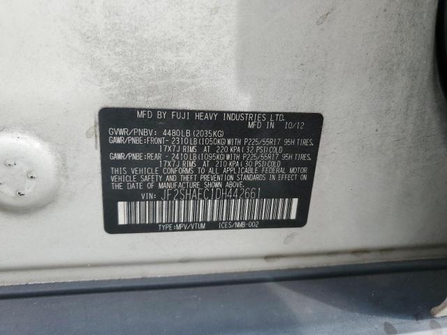 JF2SHAEC1DH442661 - 2013 SUBARU FORESTER LIMITED Ağ foto 13