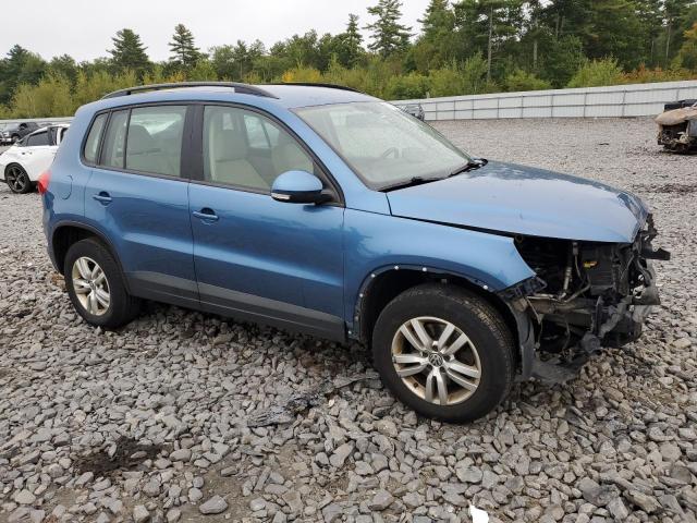 WVGBV7AX3HW504156 - 2017 VOLKSWAGEN TIGUAN S BLUE photo 4