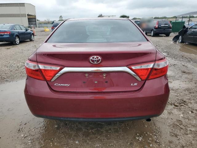 4T1BF1FK7GU578584 - 2016 TOYOTA CAMRY LE RED photo 6