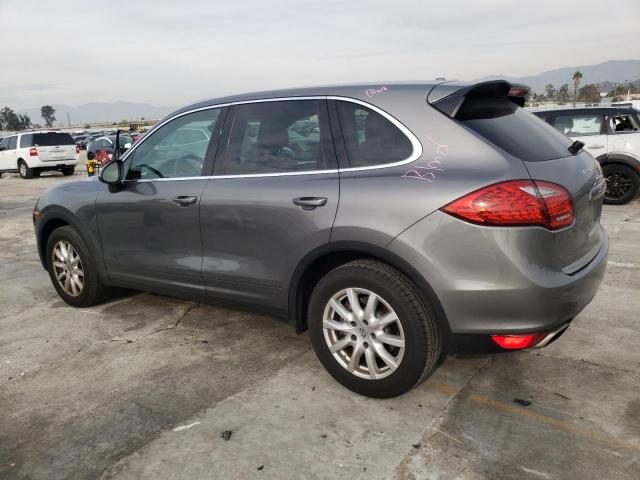 WP1AA2A2XCLA04278 - 2012 PORSCHE CAYENNE GRAY photo 2