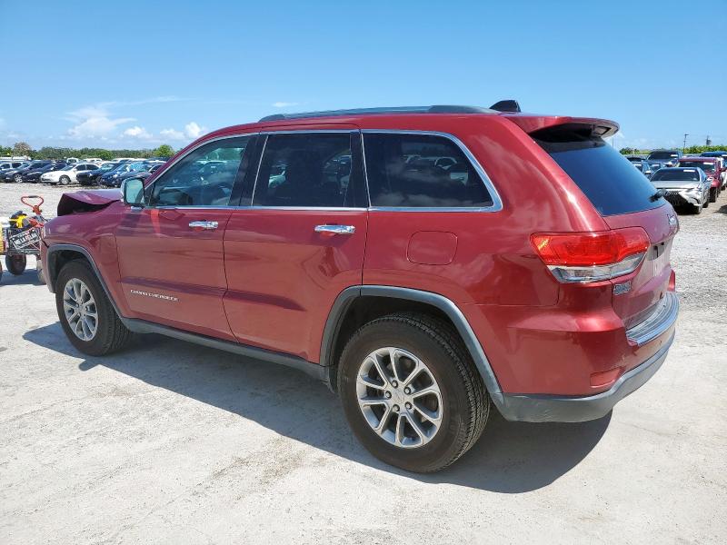 1C4RJEBG9FC231143 - 2015 JEEP GRAND CHEROKEE LIMITED MAROON photo 2