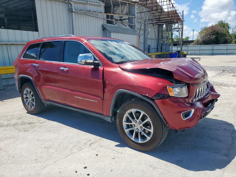1C4RJEBG9FC231143 - 2015 JEEP GRAND CHEROKEE LIMITED MAROON photo 4