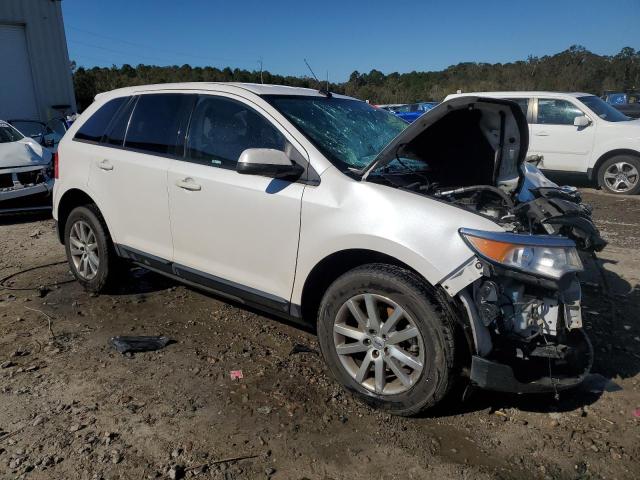 2FMDK3JC2EBB06165 - 2014 FORD EDGE SEL WHITE photo 4