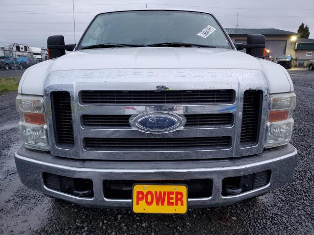 1FTSX20R18EA52797 - 2008 FORD F250 SUPER DUTY WHITE photo 5