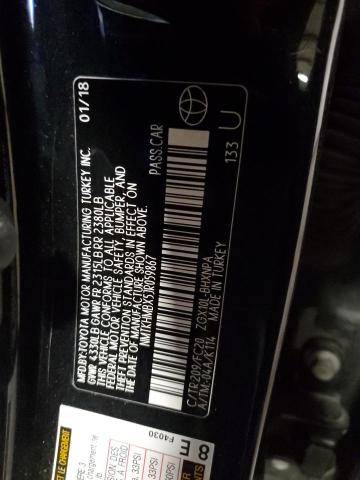 NMTKHMBX5JR059867 - 2018 TOYOTA C-HR XLE შავი ფოტო 14