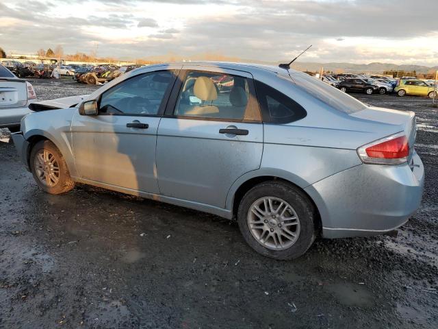 1FAHP35N69W257071 - 2009 FORD FOCUS SE BLUE photo 2