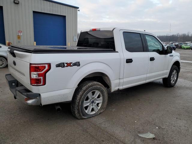 1FTEW1E54KKE89671 - 2019 FORD F150 SUPERCREW WHITE photo 3