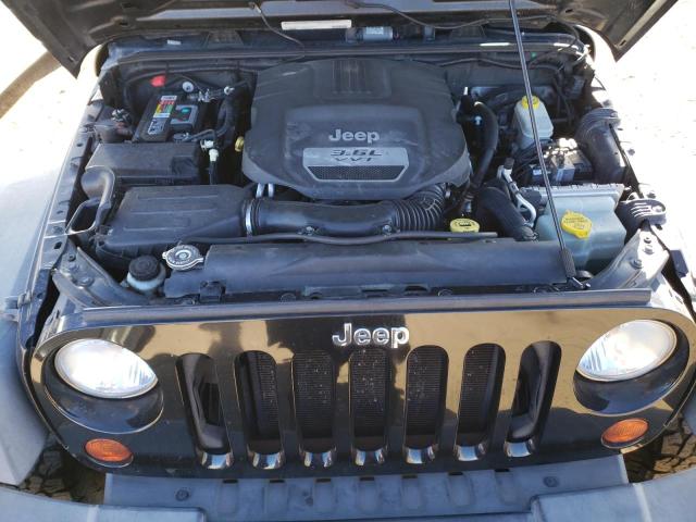 1C4AJWAG4CL228635 - 2012 JEEP WRANGLER SPORT BLACK photo 11