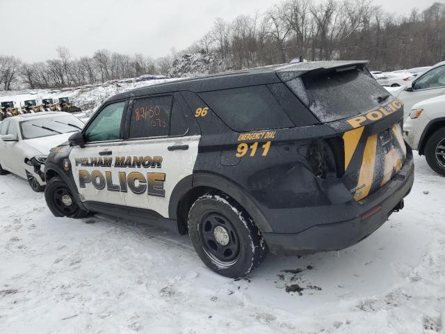 1FM5K8AB4MGC26940 - 2021 FORD EXPLORER POLICE INTERCEPTOR Zweifarbig Foto 2