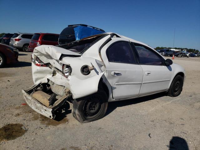 1B3AS46C32D584091 - 2002 DODGE NEON SE WHITE photo 3