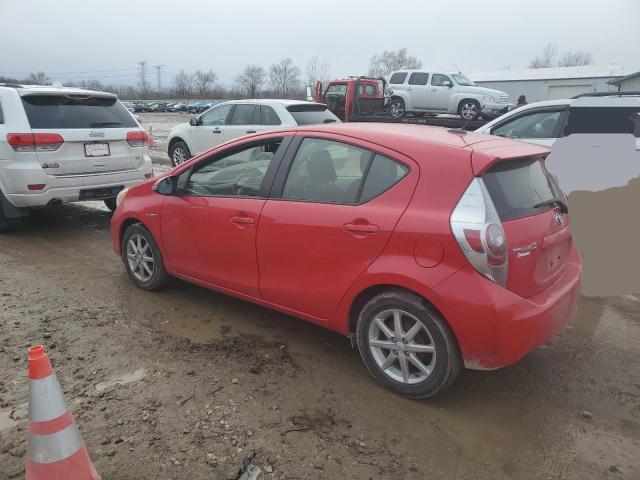 JTDKDTB33E1078232 - 2014 TOYOTA PRIUS C RED photo 2