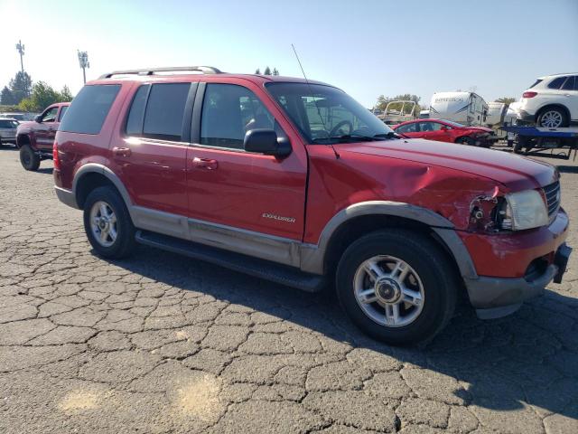 1FMDU73E72ZA48322 - 2002 FORD EXPLORER XLT Czerwony zdjęcie 4