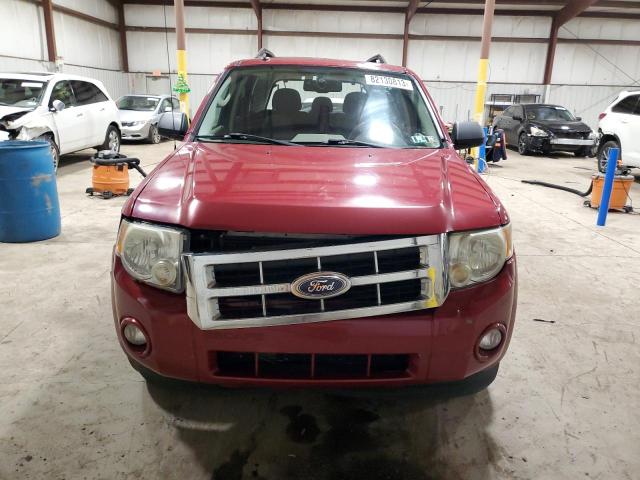 1FMCU9D75AKB34985 - 2010 FORD ESCAPE XLT RED photo 5