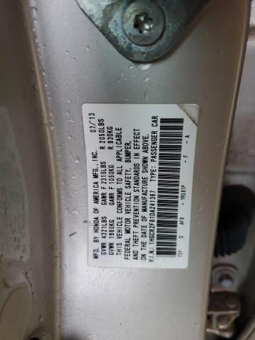 1HGCR2F81DA241367 - 2013 HONDA ACCORD EXL BEIGE photo 13