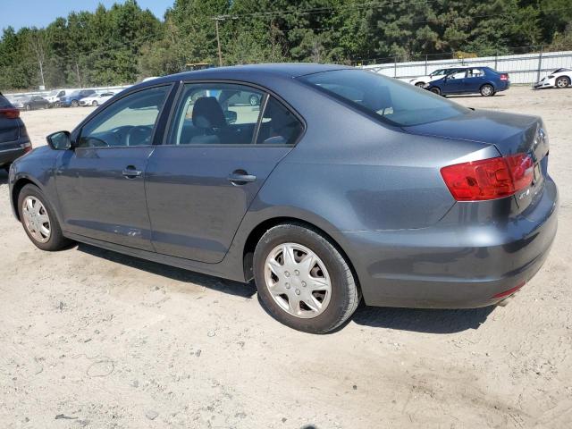 3VW2K7AJ9EM236635 - 2014 VOLKSWAGEN JETTA BASE GRAY photo 2