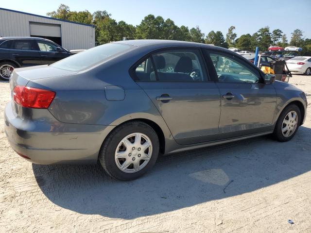 3VW2K7AJ9EM236635 - 2014 VOLKSWAGEN JETTA BASE GRAY photo 3