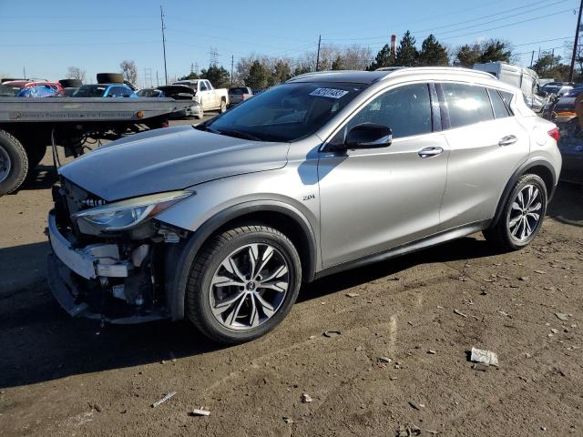 SJKCH5CR1HA018149 - 2017 INFINITI QX30 BASE SILVER photo 1