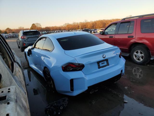 3MF13DM04R8E11687 - 2024 BMW M2 BLUE photo 2