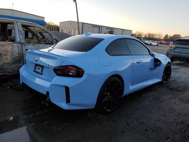 3MF13DM04R8E11687 - 2024 BMW M2 BLUE photo 3