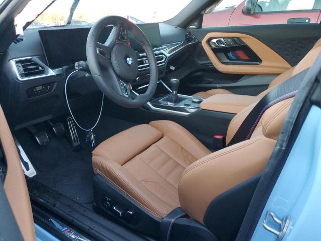 3MF13DM04R8E11687 - 2024 BMW M2 BLUE photo 7