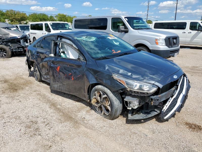 3KPF24ADXKE135350 - 2019 KIA FORTE FE Grafitowy zdjęcie 4