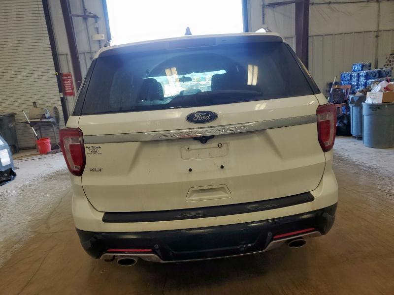 1FM5K7D85JGC84772 - 2018 FORD EXPLORER XLT WHITE photo 6
