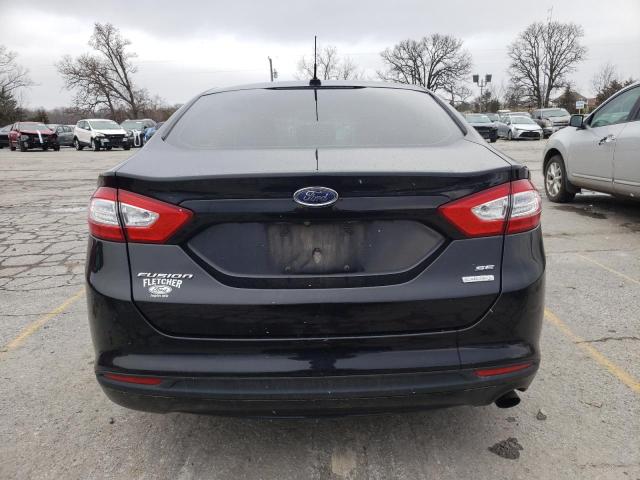 3FA6P0HD9GR207015 - 2016 FORD FUSION SE BLACK photo 6