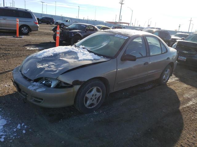 1G1JC524X27190692 - 2002 CHEVROLET CAVALIER BASE TAN photo 1