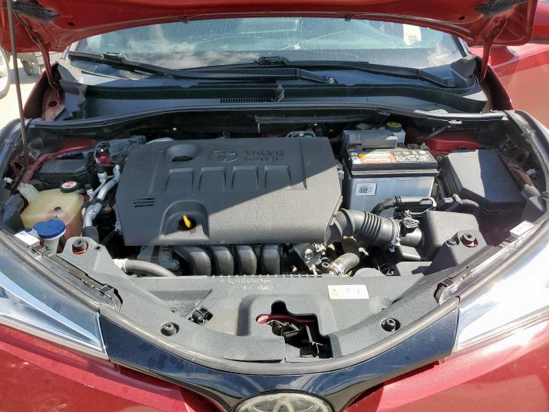 NMTKHMBX7JR041869 - 2018 TOYOTA C-HR XLE 栗色 照片 12