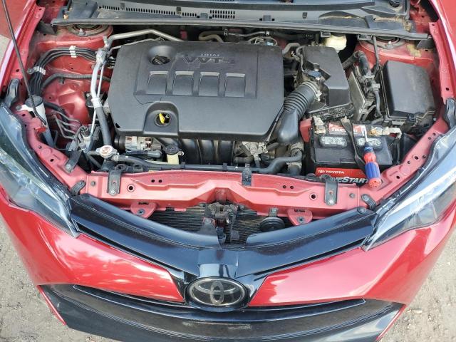 2T1BURHE8JC076767 - 2018 TOYOTA COROLLA L წითელი ფოტო 11