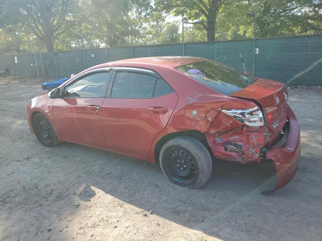 2T1BURHE8JC076767 - 2018 TOYOTA COROLLA L წითელი ფოტო 2