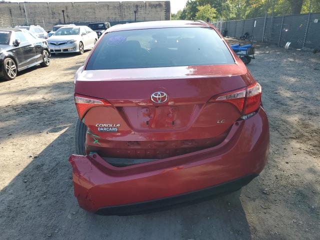 2T1BURHE8JC076767 - 2018 TOYOTA COROLLA L წითელი ფოტო 6