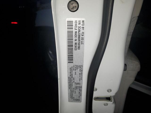 3C4NJDBNXRT597063 - 2024 JEEP COMPASS LATITUDE Blanc photo 12