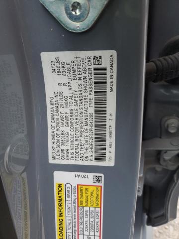 2HGFE2F52PH543285 - 2023 HONDA CIVIC SPORT GRAY photo 12