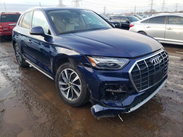 WA1AAAFY1M2073693 - 2021 AUDI Q5 PREMIUM BLUE photo 4