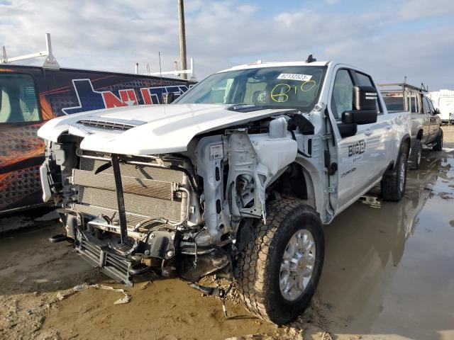 1GC1YNEY9MF274762 - 2021 CHEVROLET SILVERADO K2500 HEAVY DUTY LT WHITE photo 1