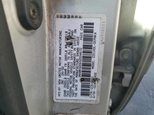 1NXBR32E63Z034672 - 2003 TOYOTA COROLLA CE GREEN photo 12